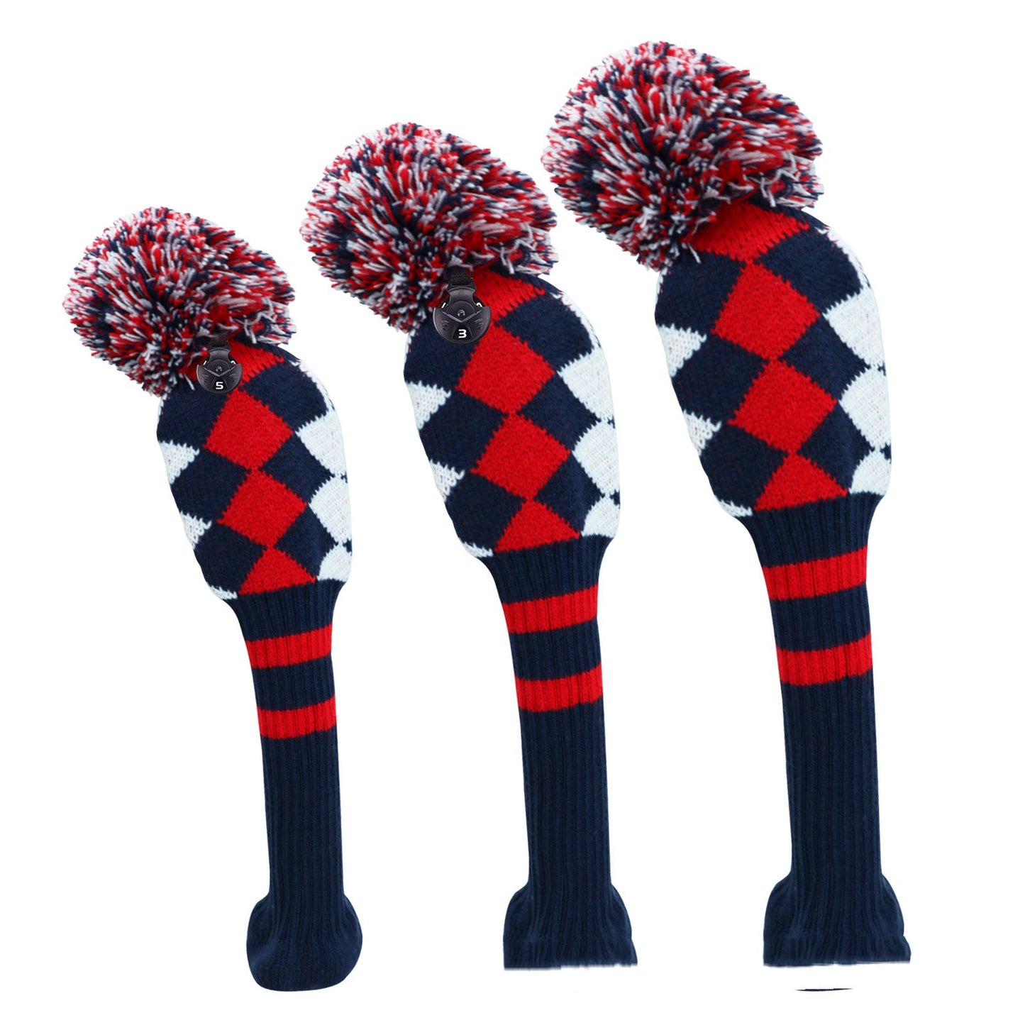 Golf Club Headcover Knitted Wool