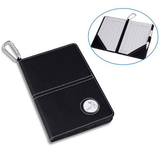 Golf Scorekaarthouder met Magnetische Marker – Scoreboek Houder & Potloodhouder