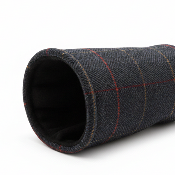 Headcover met ruitpatroon en binnenvoering