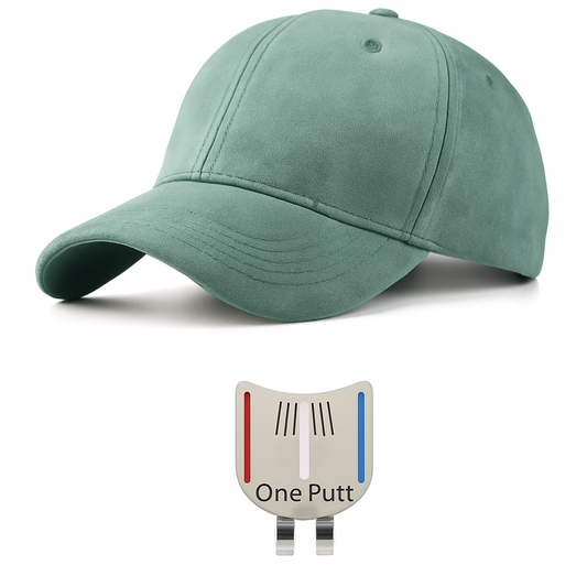 Luxe Golf Cap + Putting Alignment Tool