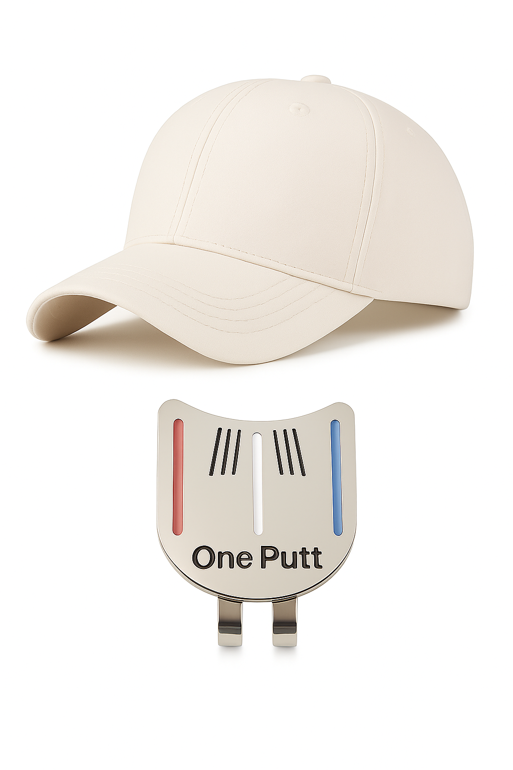 Luxe Golf Cap + Putting Alignment Tool