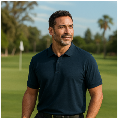 Golf Polo Navy Blue