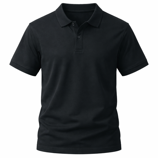 Golf Polo Black
