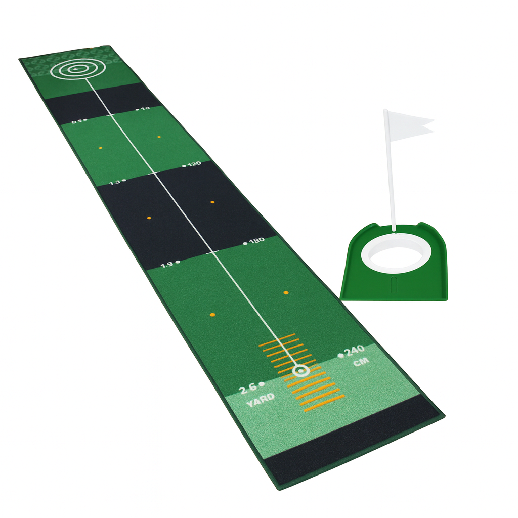 Golf Putting Mat Met Oefenhole - 3 meter